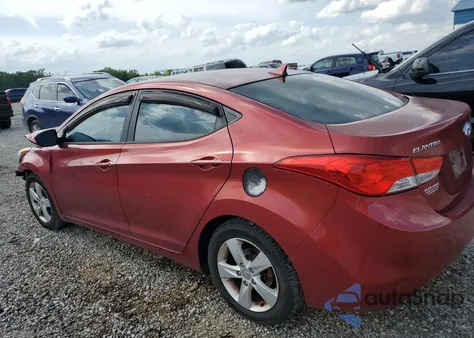 2013 Hyundai Elantra Gls из США, поврежденный, VIN 5NPDH4AE7DH306892